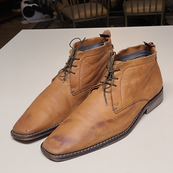 Ted Baker Ashcroft leather chukka ankle boots size 10 - Picture 1 of 10